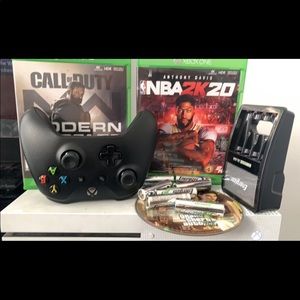 Xbox one s with controller and more